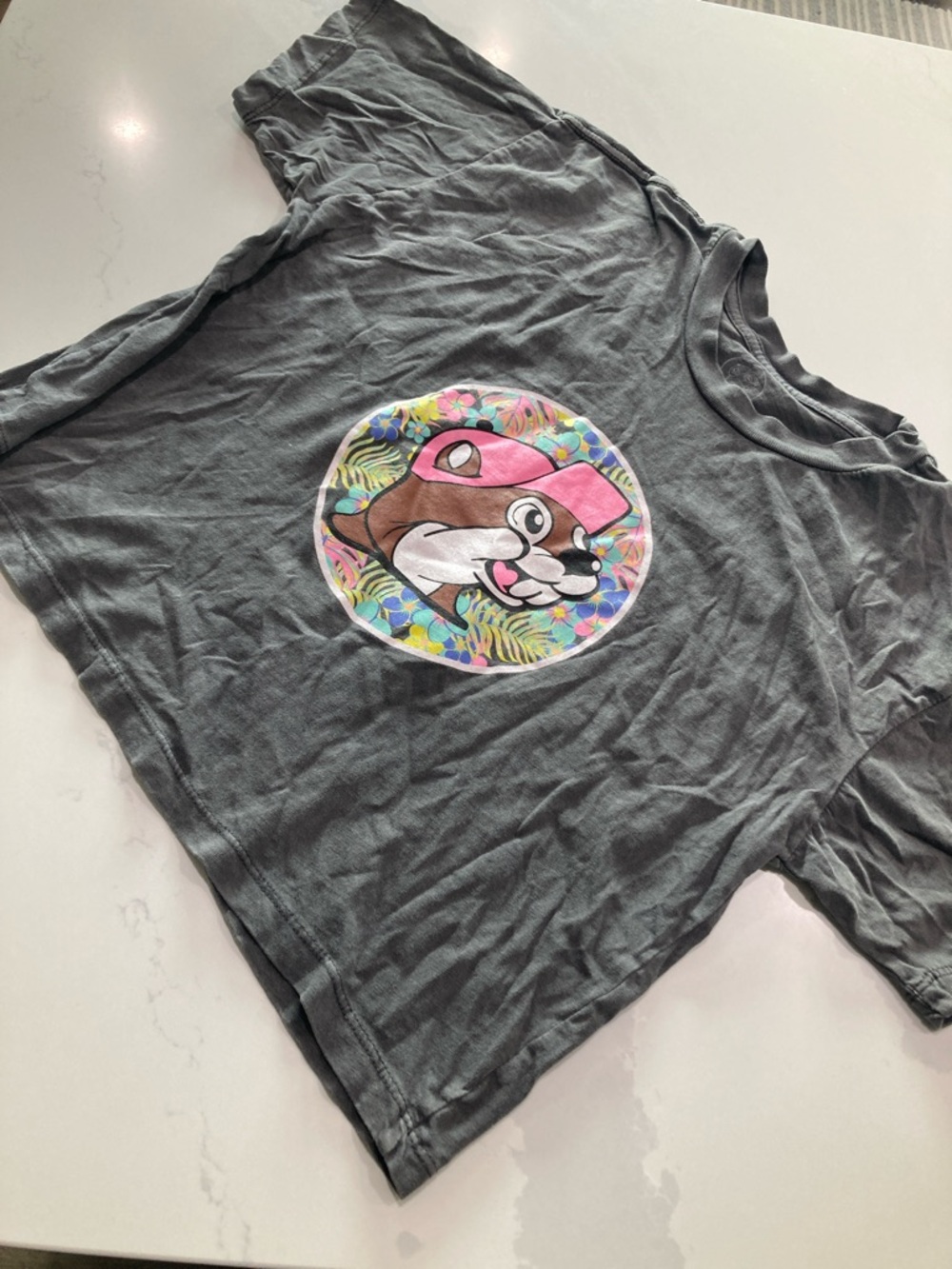 Buc-ee cropped Short-Sleeve Tee